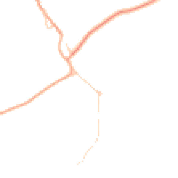 Daytime road noise heatmap for IP7 6EH