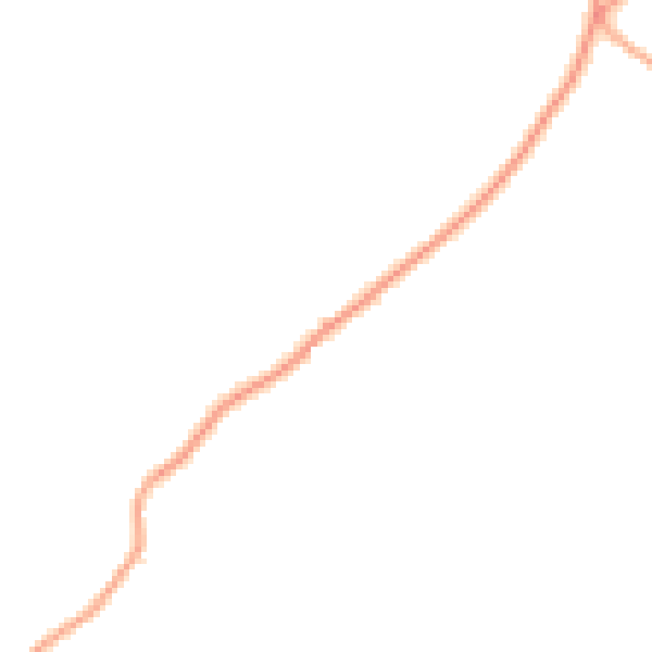 Daytime road noise heatmap for IP7 6EZ