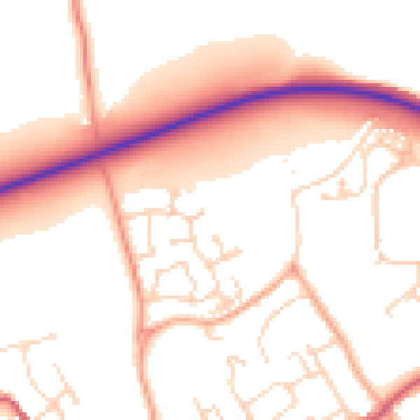 Daytime road noise heatmap for IP7 6GB