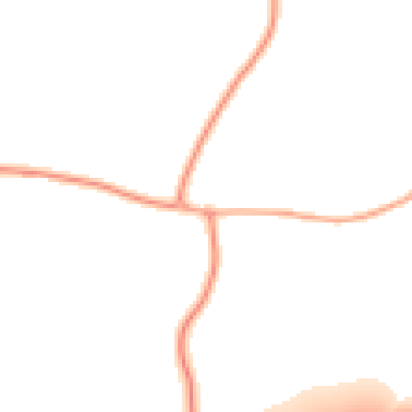 Daytime road noise heatmap for IP7 6LF