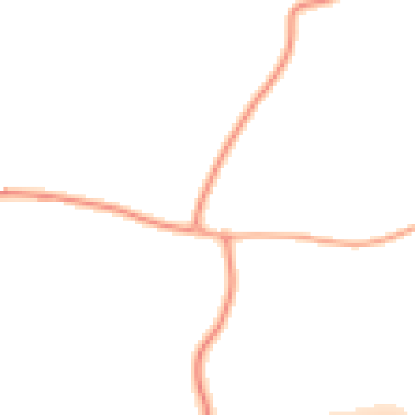 Daytime road noise heatmap for IP7 6LH