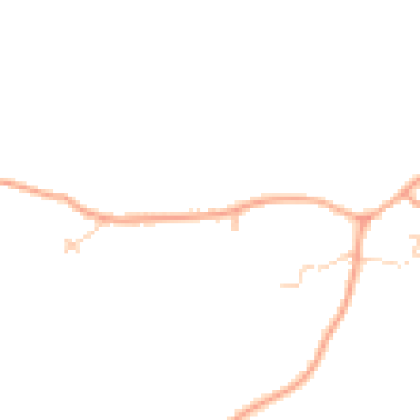 Daytime road noise heatmap for IP7 6LU