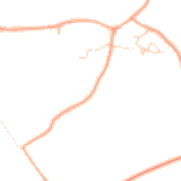 Daytime road noise heatmap for IP7 6ND