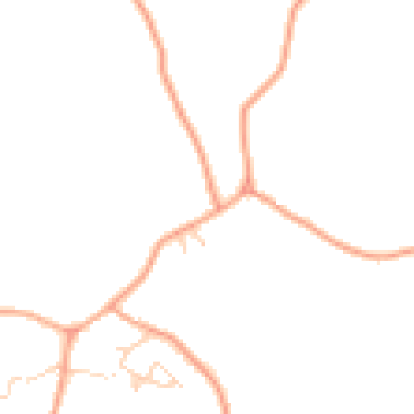 Daytime road noise heatmap for IP7 6PB