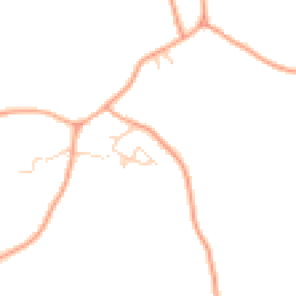 Daytime road noise heatmap for IP7 6QE