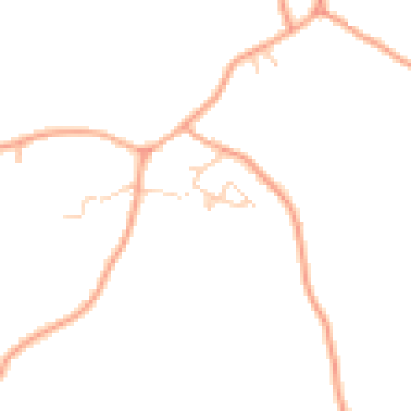 Daytime road noise heatmap for IP7 6QF