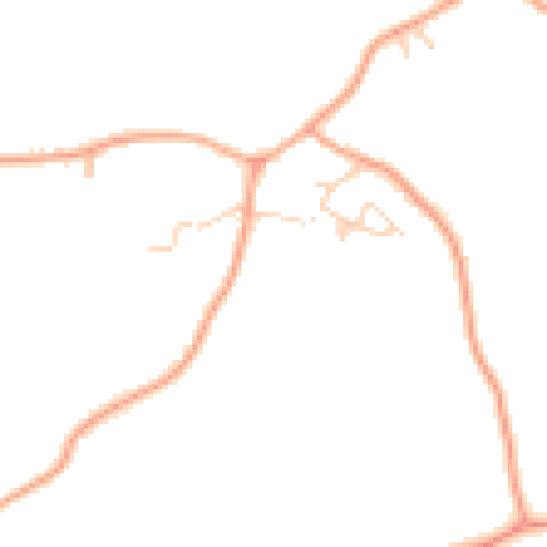 Daytime road noise heatmap for IP7 6RR