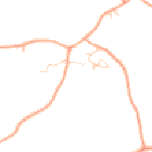 Daytime road noise heatmap for IP7 6RS