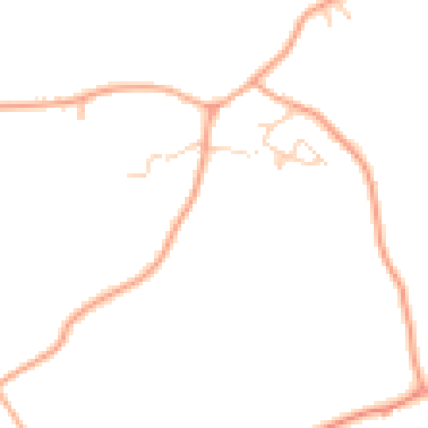 Daytime road noise heatmap for IP7 6RT