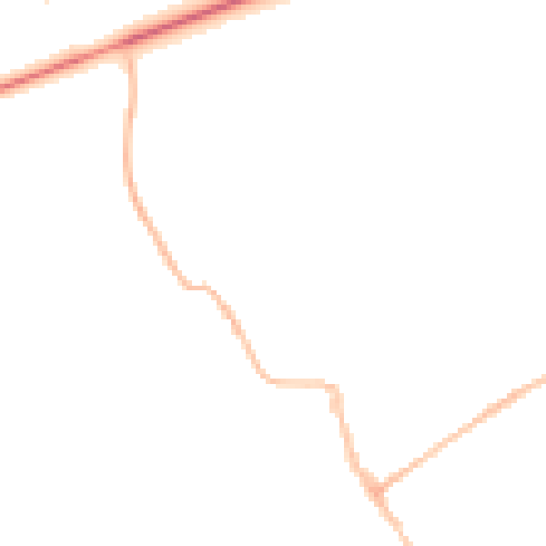 Night-time road noise heatmap for IP7 6SA