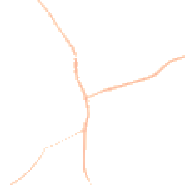 Night-time road noise heatmap for IP7 7AP
