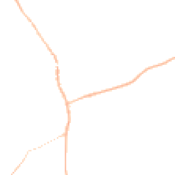 Night-time road noise heatmap for IP7 7BF
