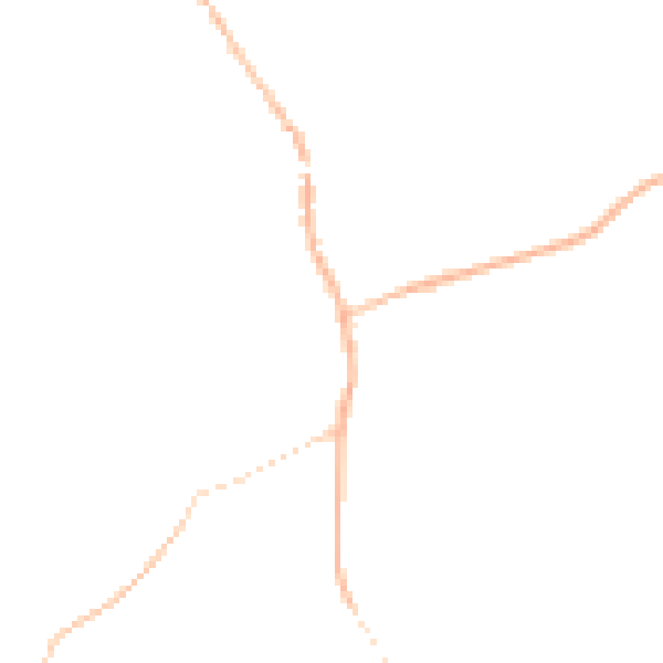 Night-time road noise heatmap for IP7 7EX