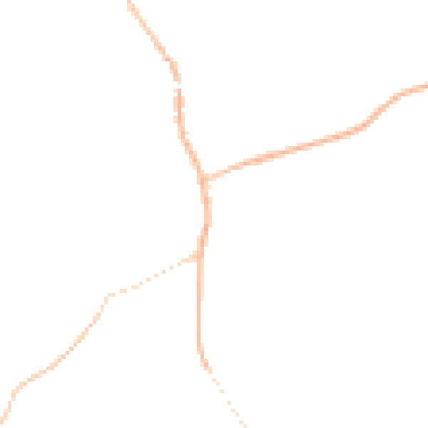 Night-time road noise heatmap for IP7 7EY
