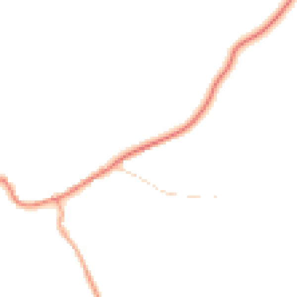 Daytime road noise heatmap for IP7 7HS