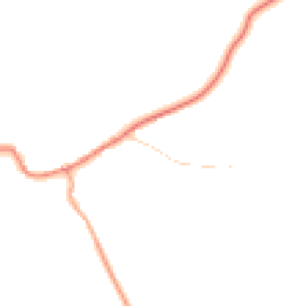 Daytime road noise heatmap for IP7 7HT