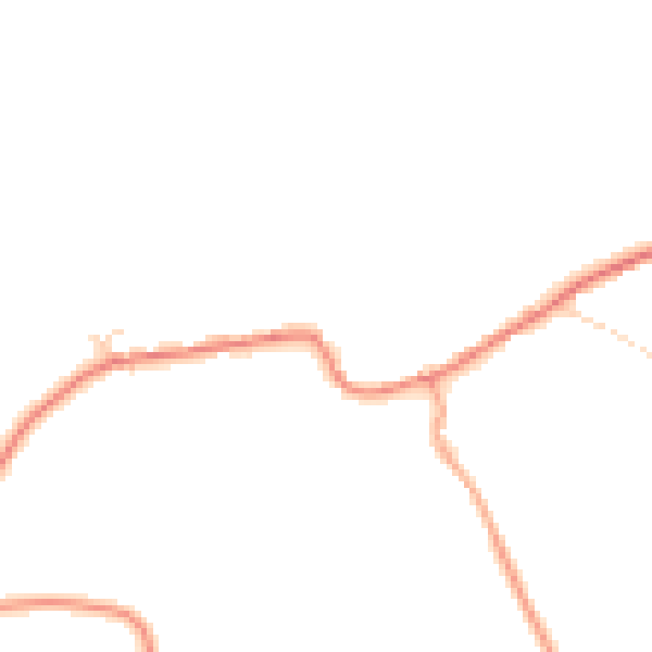 Daytime road noise heatmap for IP7 7HU