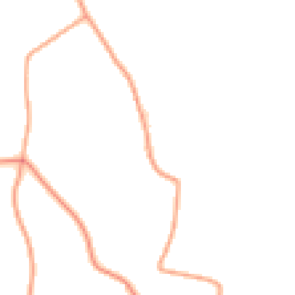 Daytime road noise heatmap for IP7 7HY