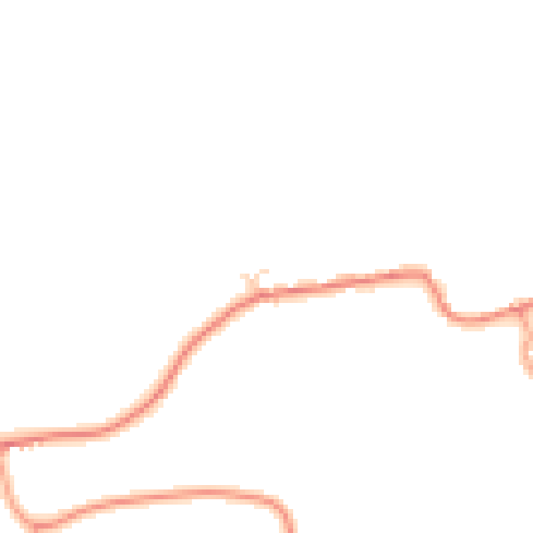 Daytime road noise heatmap for IP7 7JA