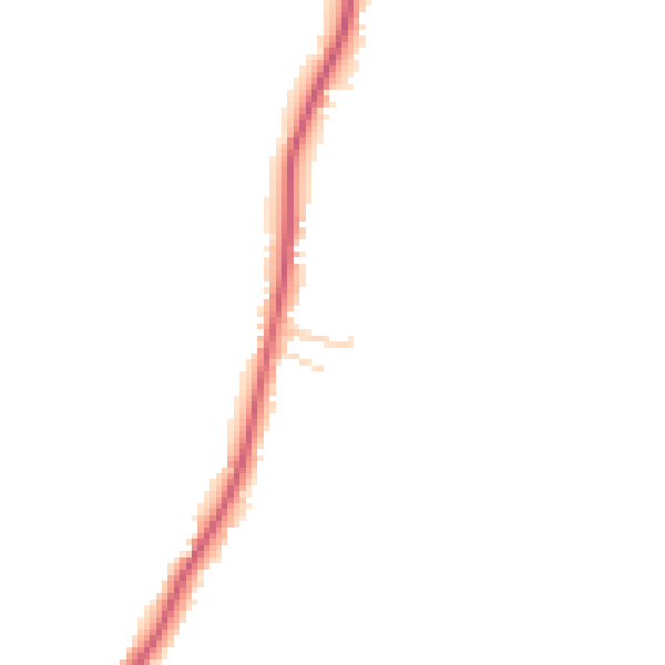 Daytime road noise heatmap for IP7 7NG