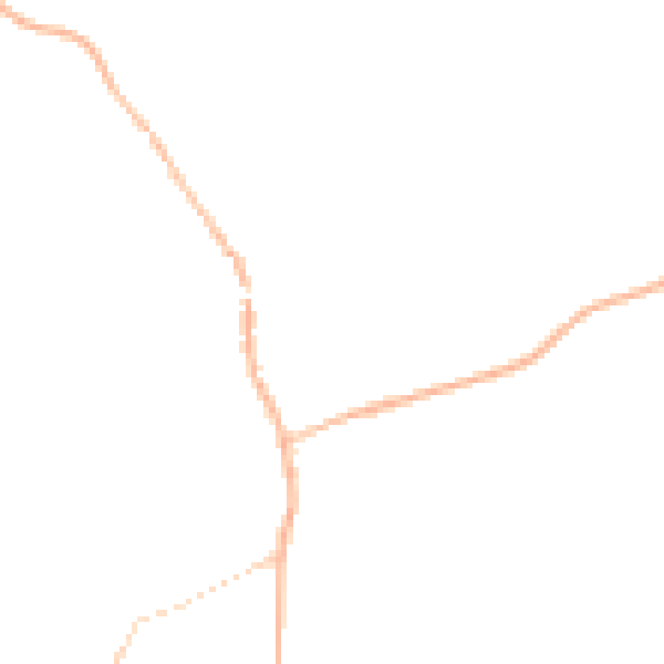 Night-time road noise heatmap for IP7 7TQ