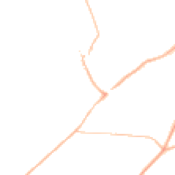 Night-time road noise heatmap for KT20 5AL