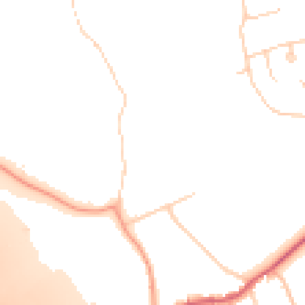 Daytime road noise heatmap for KT20 5BL