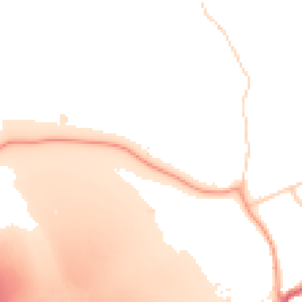 Daytime road noise heatmap for KT20 5BN