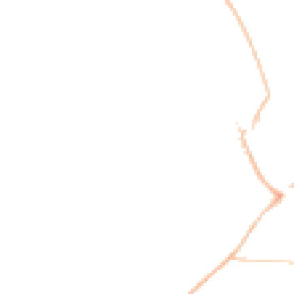 Night-time road noise heatmap for KT20 5DQ