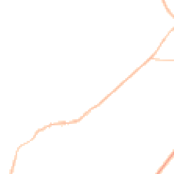 Night-time road noise heatmap for KT20 7UH