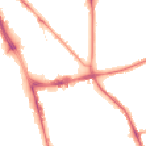 Night-time road noise heatmap for L1 0AP