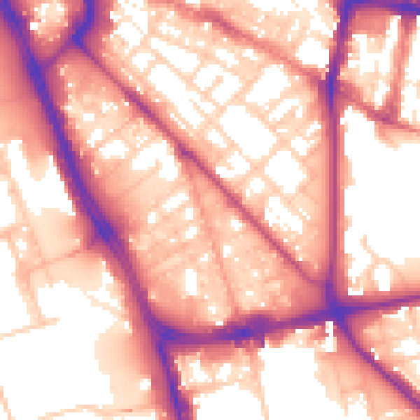 Daytime road noise heatmap for L1 0AS