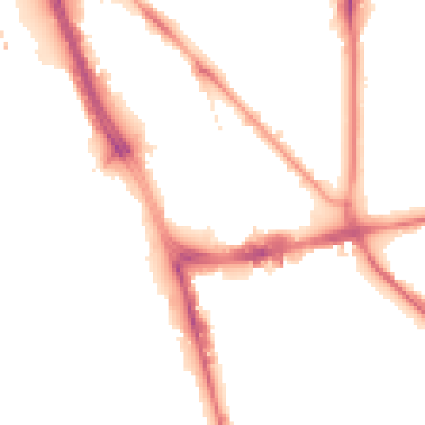 Night-time road noise heatmap for L1 0DH