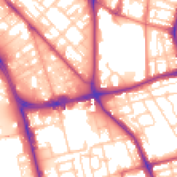 Daytime road noise heatmap for L1 0DS