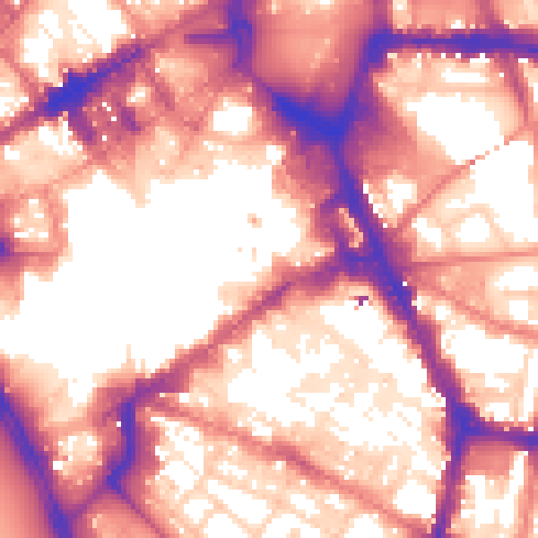 Daytime road noise heatmap for L1 1DG