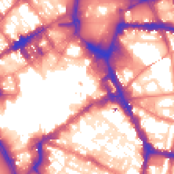 Daytime road noise heatmap for L1 1DP