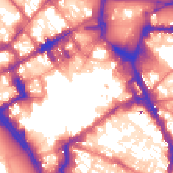 Daytime road noise heatmap for L1 1DS