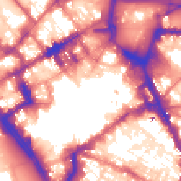 Daytime road noise heatmap for L1 1EB