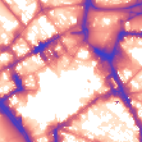 Daytime road noise heatmap for L1 1EE