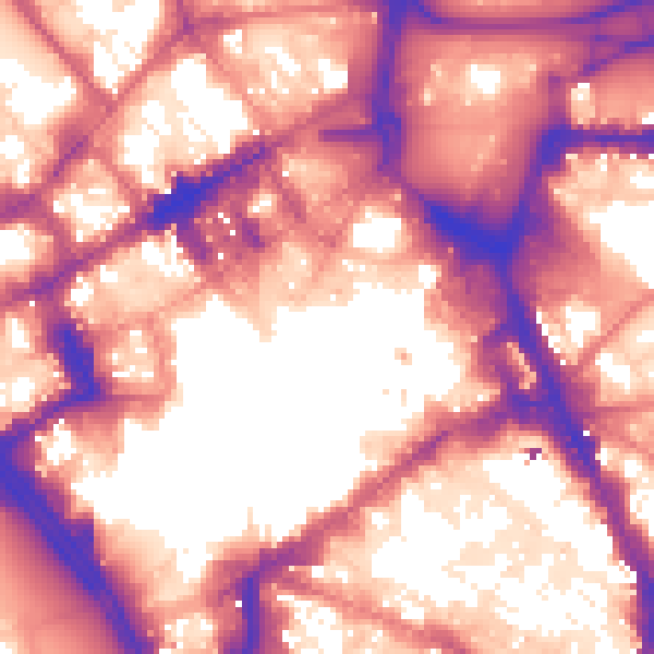 Daytime road noise heatmap for L1 1EF