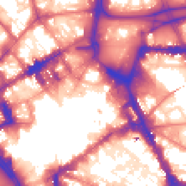 Daytime road noise heatmap for L1 1LG
