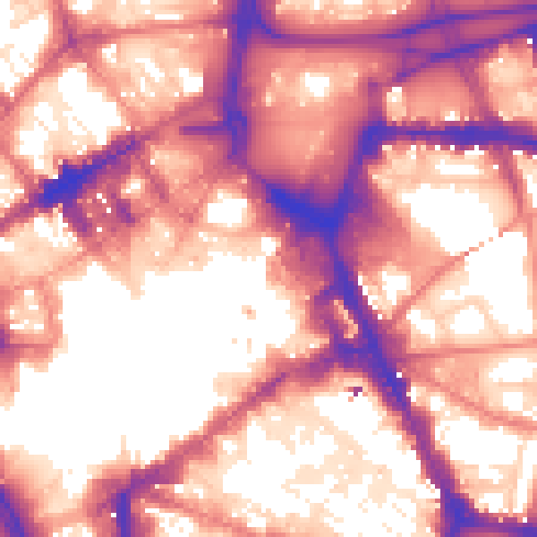 Daytime road noise heatmap for L1 1LY