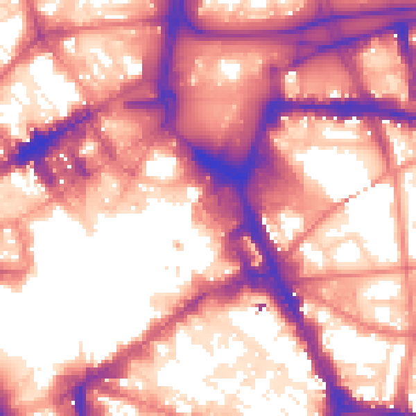 Daytime road noise heatmap for L1 1NP