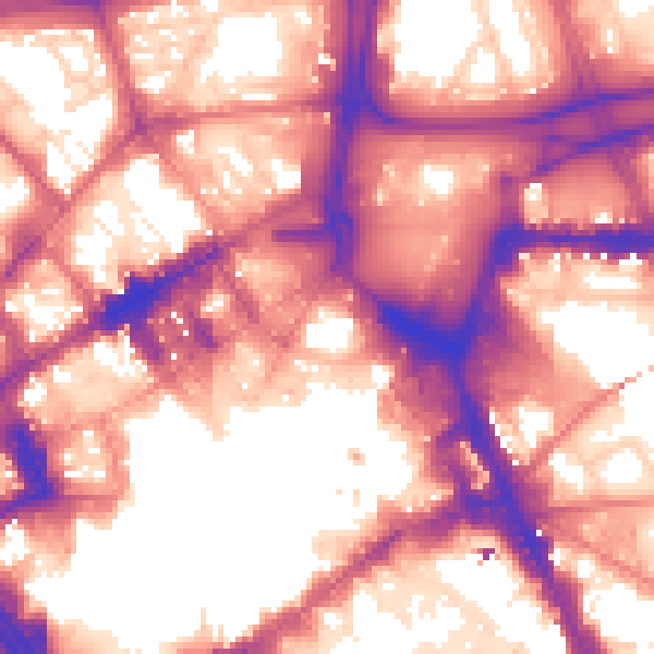 Daytime road noise heatmap for L1 1RH