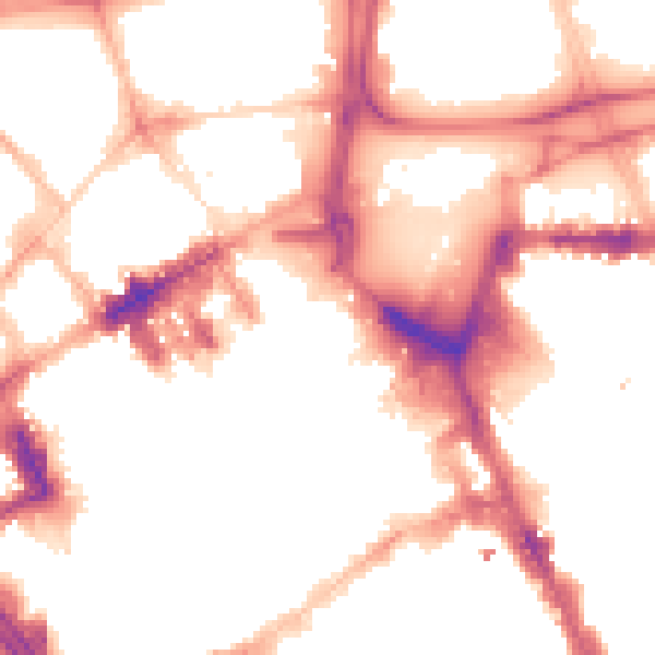 Night-time road noise heatmap for L1 1RH