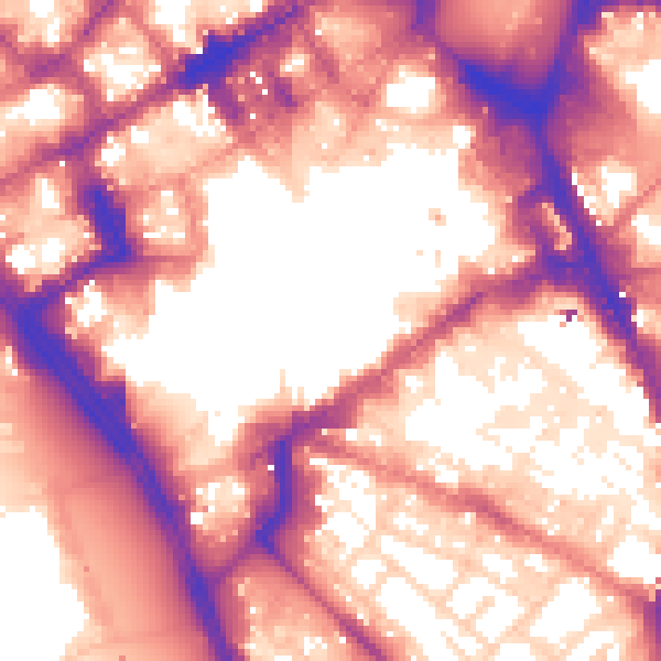 Daytime road noise heatmap for L1 3DE