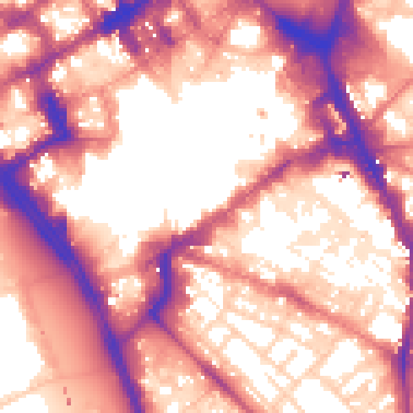 Daytime road noise heatmap for L1 3DS
