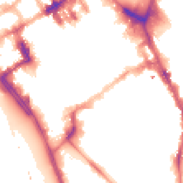 Night-time road noise heatmap for L1 3DS