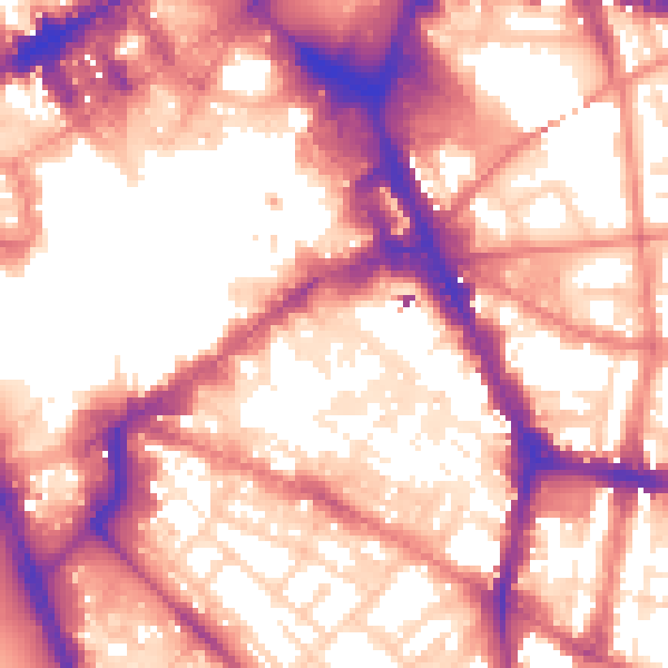 Daytime road noise heatmap for L1 4DS