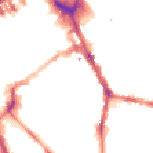 Night-time road noise heatmap for L1 4EA